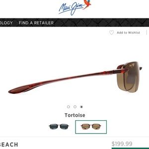 NWT Maui Jim tortoise Sunglasses patented Lens